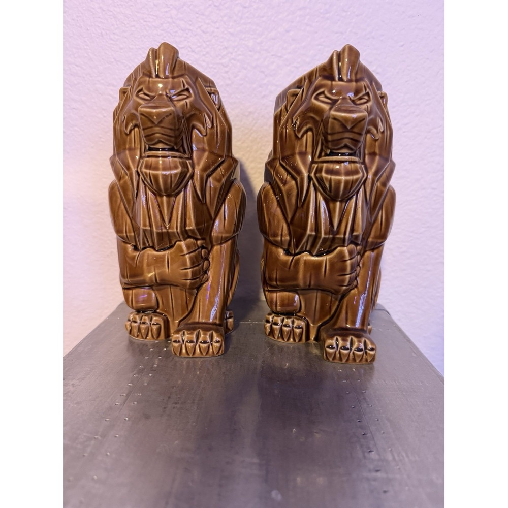 2020 Mondo Teekis Disney The Lion King Scar Tiki Mug Brown Pride Lands Variant